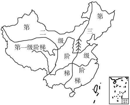 中国三大阶梯分界线图片