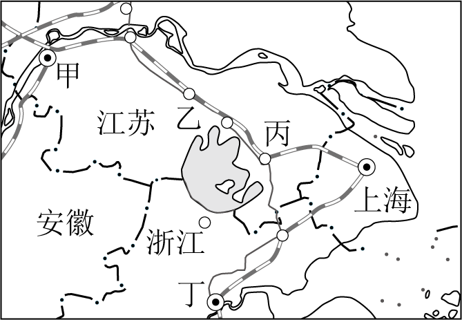 长江三角洲地区简图图片