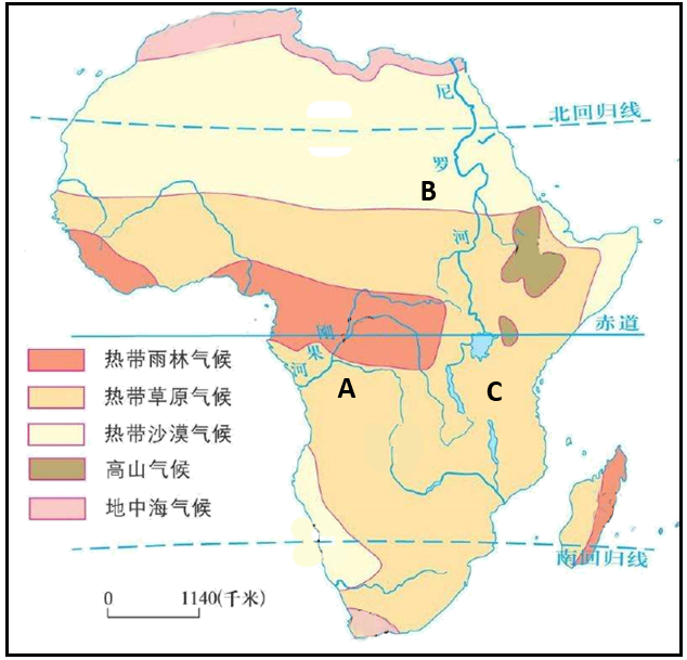 非洲气候分布图简画图图片