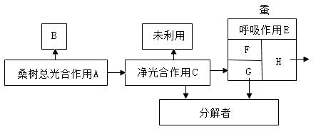 下图为桑基鱼塘农业生态系统的能量流动图解据图分析错误的是