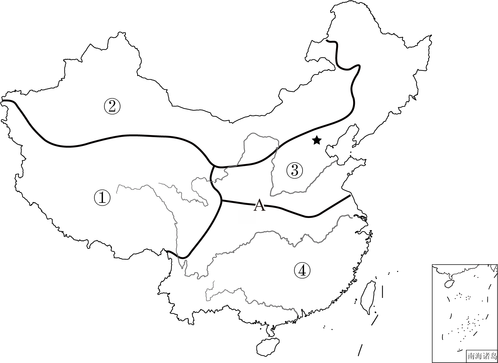 地理手绘图怎么画图片