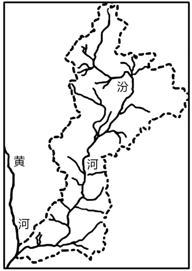 汾河平原地图图片