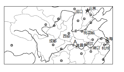 讀長江,黃河流域簡圖,完成下面小題.(1)長江,黃河都發源於____省.