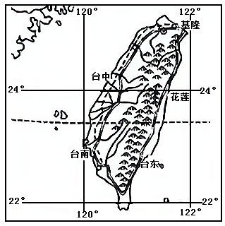 台湾是祖国神圣不可分割的领土读台湾省简图完成下面小题