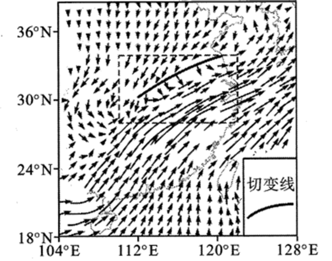 切变线附近气流()a逆时针辐合b逆时针辐散c顺时针辐合d