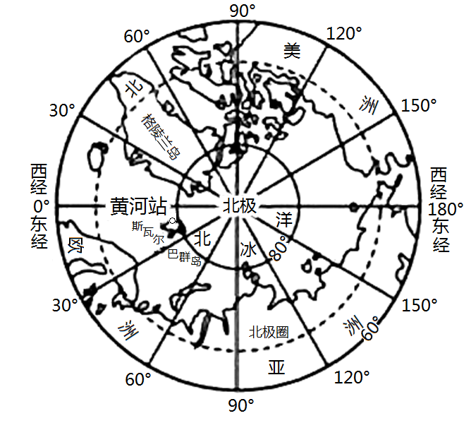 北极洲在哪里地图图片