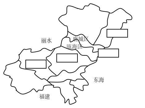 鹿城区手绘地图图片