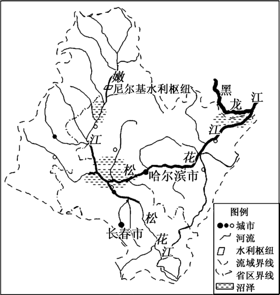 黑龙江松花江市地图图片