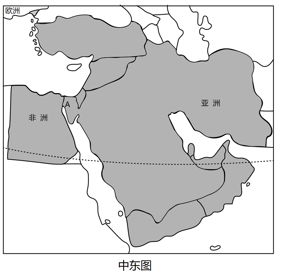 东亚地图空白图片