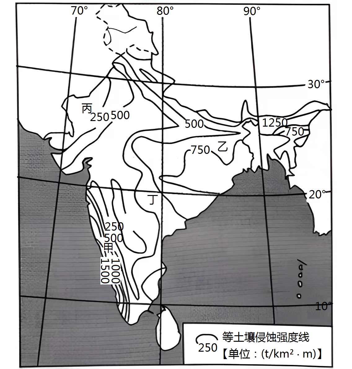 印度半岛轮廓图片