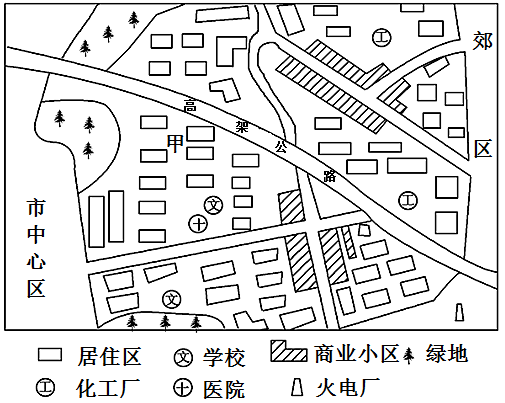 小区示意图画法图片