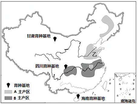 中国农业种植地图图片