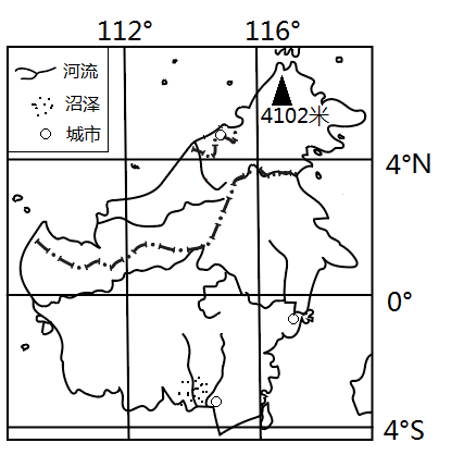 加里曼丹岛地形图图片