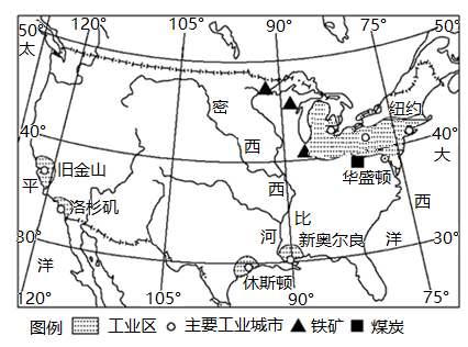 美国工业分布图片