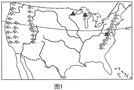 美国地形图手绘图片