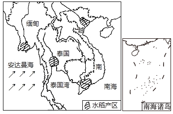 东南亚农作物分布图图片