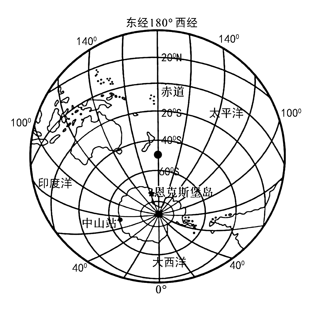 地球东半球平面图图片