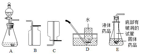 实验室常用如图所示发生装置制备氢气
