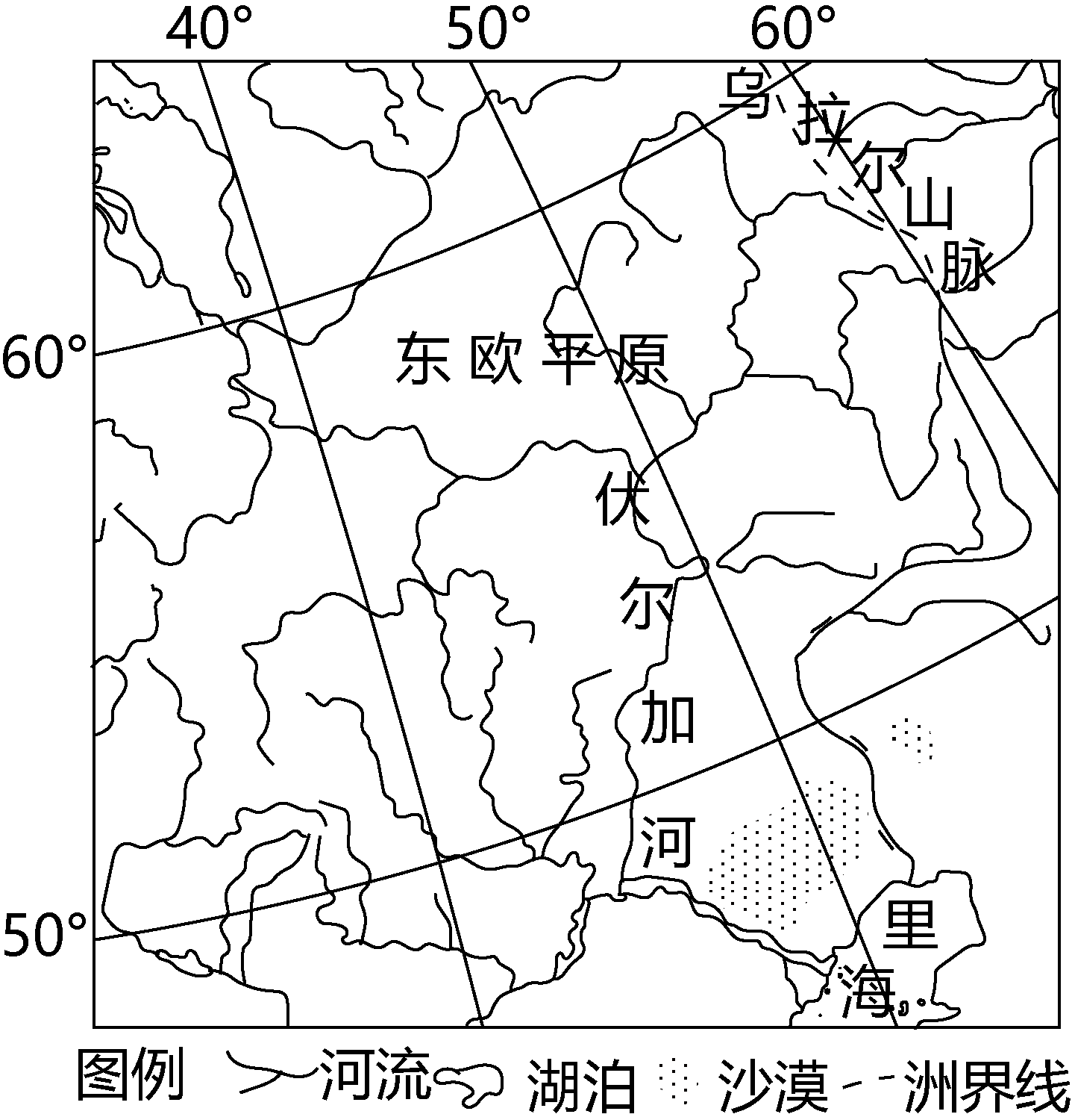 伏尔加河位置图片