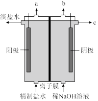 ①寫出電解飽和食鹽水的化學方程式_______;氯氣的逸出口是_______.