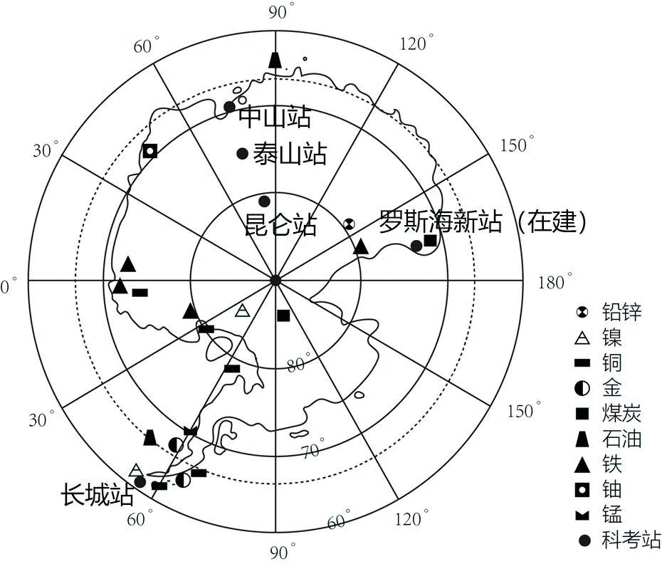 各国南极科考站分布图图片