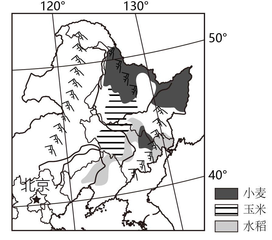 东北耕地分布图图片