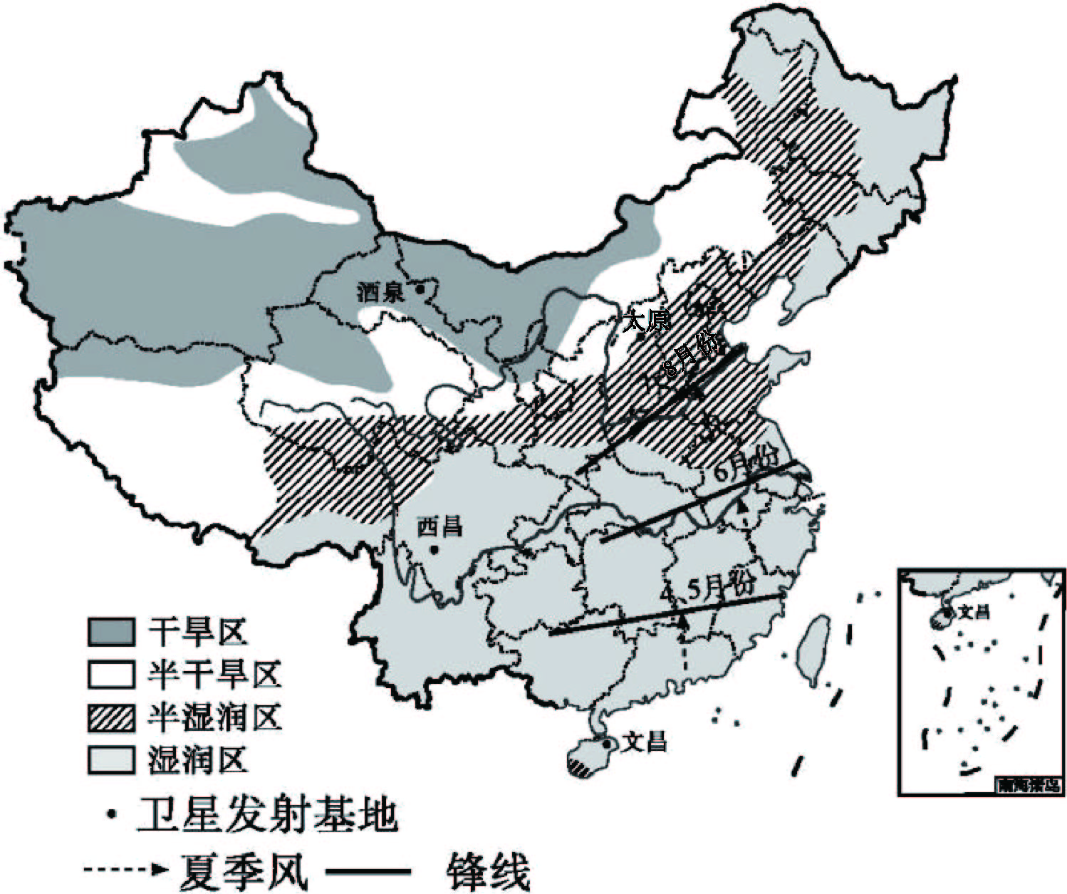 四大干湿地区图片